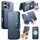 Per iPhone 16 Plus Custodia Neo Finger Grip Strap MagSafe Custodia in pelle per telefono (blu) Per iPhone 16 Plus Custodia Neo Finger Grip Strap MagSafe Custodia in pelle per telefono (blu)