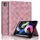 Per iPad Air 11 2025/2024 Custodia per tablet intelligente in pelle goffrata a rombo (rosa) Per iPad Air 11 2025/2024 Custodia per tablet intelligente in pelle goffrata a rombo (rosa)