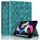 Per iPad Air 11 2025/2024 Custodia per tablet intelligente in pelle goffrata a rombo (verde) Per iPad Air 11 2025/2024 Custodia per tablet intelligente in pelle goffrata a rombo (verde)