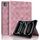 Per iPad Pro 13 2024 Custodia per tablet intelligente in pelle goffrata a rombo (rosa) Per iPad Pro 13 2024 Custodia per tablet intelligente in pelle goffrata a rombo (rosa)
