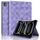 Per iPad Pro 13 2024 Custodia per tablet intelligente in pelle goffrata a rombo (viola) Per iPad Pro 13 2024 Custodia per tablet intelligente in pelle goffrata a rombo (viola)