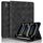 Per iPad Air 13 2025 / 2024 / Pro 12.9 Custodia per tablet intelligente in pelle goffrata a rombo (nero) Per iPad Air 13 2025 / 2024 / Pro 12.9 Custodia per tablet intelligente in pelle goffrata a rombo (nero)