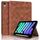 Per iPad mini 6 / mini 2024 Custodia per tablet intelligente in pelle goffrata a rombo (marrone) Per iPad mini 6 / mini 2024 Custodia per tablet intelligente in pelle goffrata a rombo (marrone)