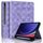 Per Samsung Galaxy Tab S10+ / S9 FE+ Custodia per tablet in pelle goffrata a rombo (viola) Per Samsung Galaxy Tab S10+ / S9 FE+ Custodia per tablet in pelle goffrata a rombo (viola)
