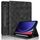 Per Samsung Galaxy Tab S10 / S9 FE Custodia per tablet in pelle goffrata a rombo (nero) Per Samsung Galaxy Tab S10 / S9 FE Custodia per tablet in pelle goffrata a rombo (nero)
