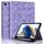Per Samsung Galaxy Tab A9 Custodia per tablet in pelle goffrata a rombo (viola) Per Samsung Galaxy Tab A9 Custodia per tablet in pelle goffrata a rombo (viola)