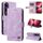 Per vivo V50 Lite 4G / 5G Custodia in pelle con bottoni in metallo Life Tree (viola) Per vivo V50 Lite 4G / 5G Custodia in pelle con bottoni in metallo Life Tree (viola)