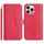 Per iPhone 14 Pro Max Custodia per telefono in pelle a forma di S a doppia piega (rosso rosa) Per iPhone 14 Pro Max Custodia per telefono in pelle a forma di S a doppia piega (rosso rosa)