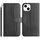 Per iPhone 13 mini Custodia per telefono in pelle a forma di S a doppia piega (nera) Per iPhone 13 mini Custodia per telefono in pelle a forma di S a doppia piega (nera)