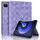 Per Xiaomi Pad 6 / 6 Pro Custodia per tablet in pelle goffrata a rombo (viola) Per Xiaomi Pad 6 / 6 Pro Custodia per tablet in pelle goffrata a rombo (viola)