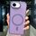 Per iPhone 16e Custodia per telefono Magsafe in TPU ibrida trasparente per PC (viola) Per iPhone 16e Custodia per telefono Magsafe in TPU ibrida trasparente per PC (viola)