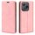 Custodia in pelle con ventosa magnetica per Honor 400 Lite Retro-skin (rosa) Custodia in pelle con ventosa magnetica per Honor 400 Lite Retro-skin (rosa)