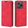 Custodia in pelle con ventosa magnetica per Honor 400 Lite Retro-skin (rosso) Custodia in pelle con ventosa magnetica per Honor 400 Lite Retro-skin (rosso)