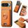 Per Google Pixel 9 / 9 Pro Retro Cross Leather Ring Vertical Insert Card Bag MagSafe Custodia per telefono (giallo) Per Google Pixel 9 / 9 Pro Retro Cross Leather Ring Vertical Insert Card Bag MagSafe Custodia per telefono (giallo)