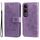 Per vivo V50 Lite 4G / 5G Custodia in pelle con stampa a fiori a sette petali (viola chiaro) Per vivo V50 Lite 4G / 5G Custodia in pelle con stampa a fiori a sette petali (viola chiaro)