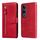 Per vivo V50 Lite 4G / 5G Custodia per telefono in pelle con cerniera e texture di vitello alla moda (rosso) Per vivo V50 Lite 4G / 5G Custodia per telefono in pelle con cerniera e texture di vitello alla moda (rosso)