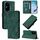 Custodia a tracolla in pelle con stampa 3D per Honor 400 (verde scuro)