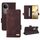 Per vivo V50 5G Custodia in pelle con chiusura magnetica (marrone)