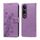 Per vivo V50 Lite 4G / 5G Custodia in pelle con fiori di farfalla in rilievo (viola) Per vivo V50 Lite 4G / 5G Custodia in pelle con fiori di farfalla in rilievo (viola)