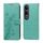 Per vivo V50 Lite 4G / 5G Custodia in pelle con fiori di farfalla in rilievo (verde) Per vivo V50 Lite 4G / 5G Custodia in pelle con fiori di farfalla in rilievo (verde)