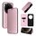 Per Xiaomi 15 Ultra Custodia in pelle con texture in fibra di carbonio Flip (rosa) Per Xiaomi 15 Ultra Custodia in pelle con texture in fibra di carbonio Flip (rosa)