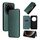 Per Xiaomi 15 Ultra Custodia in Pelle Flip con Texture in Fibra di Carbonio (Verde) Per Xiaomi 15 Ultra Custodia in Pelle Flip con Texture in Fibra di Carbonio (Verde)