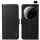Per Xiaomi 15 Ultra KHAZNEH Custodia per telefono in vera pelle RFID con magnete laterale Litchi (nero) Per Xiaomi 15 Ultra KHAZNEH Custodia per telefono in vera pelle RFID con magnete laterale Litchi (nero)