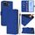 Per Asus Zenfone 12 Ultra Skin Feel Custodia in pelle tinta unita con cordino (blu scuro) Per Asus Zenfone 12 Ultra Skin Feel Custodia in pelle tinta unita con cordino (blu scuro)