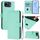 Per Asus Zenfone 12 Ultra Skin Feel Custodia in pelle tinta unita con cordino (verde menta) Per Asus Zenfone 12 Ultra Skin Feel Custodia in pelle tinta unita con cordino (verde menta)