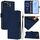 Per Asus Zenfone 12 Ultra Skin Feel Custodia in pelle tinta unita con cordino (blu navy) Per Asus Zenfone 12 Ultra Skin Feel Custodia in pelle tinta unita con cordino (blu navy)