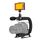 PULUZ U/C Forma Portatile Palmare DV Staffa Stabilizzatore + LED Studio Light + Video Shotgun Microfono Kit con Testa del Treppiede Cold Shoe per Tutte le Fotocamere SLR e Fotocamera DV Domestica PULUZ U/C Forma Portatile Palmare DV Staffa Stabilizzatore + LED Studio Light + Video Shotgun Microfono Kit con Testa del Treppiede Cold Shoe per Tutte le Fotocamere SLR e Fotocamera DV Domestica
