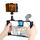 PULUZ 2 in 1 Vlogging Live Broadcast LED Selfie Light Smartphone Kit video rig con testa per treppiede Cold Shoe per iPhone, Galaxy, Huawei, Xiaomi, HTC, LG, Google e altri smartphone (blu) PULUZ 2 in 1 Vlogging Live Broadcast LED Selfie Light Smartphone Kit video rig con testa per treppiede Cold Shoe per iPhone, Galaxy, Huawei, Xiaomi, HTC, LG, Google e altri smartphone (blu)