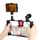 PULUZ 3 in 1 Vlogging Live Broadcast LED Selfie Light Smartphone Kit video rig con microfono + testa treppiede Cold Shoe per iPhone, Galaxy, Huawei, Xiaomi, HTC, LG, Google e altri smartphone (rosso) PULUZ 3 in 1 Vlogging Live Broadcast LED Selfie Light Smartphone Kit video rig con microfono + testa treppiede Cold Shoe per iPhone, Galaxy, Huawei, Xiaomi, HTC, LG, Google e altri smartphone (rosso)