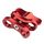 PULUZ Morsetto a sfera Foro chiuso Staffa per fotocamera subacquea Morsetto per torcia a molla in alluminio CNC per sistema di fotografia subacquea (rosso) PULUZ Morsetto a sfera Foro chiuso Staffa per fotocamera subacquea Morsetto per torcia a molla in alluminio CNC per sistema di fotografia subacquea (rosso)