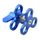 PULUZ Morsetto a tripla sfera Foro chiuso Staffa per fotocamera subacquea Morsetto per torcia a molla in alluminio CNC per sistema di fotografia subacquea (blu) PULUZ Morsetto a tripla sfera Foro chiuso Staffa per fotocamera subacquea Morsetto per torcia a molla in alluminio CNC per sistema di fotografia subacquea (blu)
