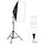PULUZ 50X70CM Studio Softbox + 2M Treppiede Mount + 4 x E27 20W 5700K Lampadina LED Lampadina LED Kit di illuminazione (spina USA) PULUZ 50X70CM Studio Softbox + 2M Treppiede Mount + 4 x E27 20W 5700K Lampadina LED Lampadina LED Kit di illuminazione (spina USA)