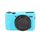 Custodia protettiva in silicone morbido PULUZ per Canon EOS G7 X Mark II (blu) Custodia protettiva in silicone morbido PULUZ per Canon EOS G7 X Mark II (blu)