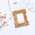 Mini cornice per foto orecchini in resina oro vintage Decorazione di gioielli Puntelli per foto (quadrato) Mini cornice per foto orecchini in resina oro vintage Decorazione di gioielli Puntelli per foto (quadrato)