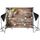 1,25 m x 0,8 m finto legno bordo di grano Gourmet 3D foto fotografia sfondo panno (MB2)