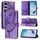 Per Tecno Camon 40 4G Custodia in pelle con motivo a farfalla in rilievo (viola chiaro) Per Tecno Camon 40 4G Custodia in pelle con motivo a farfalla in rilievo (viola chiaro)