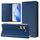 Per Tecno Camon 40 Pro 4G RC01 Custodia per telefono in pelle RFID con ventosa magnetica a doppia piega (blu scuro)