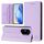 Per Honor 400 RC01 Custodia per telefono in pelle RFID con ventosa magnetica a doppia piega (viola chiaro) Per Honor 400 RC01 Custodia per telefono in pelle RFID con ventosa magnetica a doppia piega (viola chiaro)