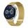Cinturino Milanese con fibbia magnetica doppia universale Kalebol da 20 mm (oro) Cinturino Milanese con fibbia magnetica doppia universale Kalebol da 20 mm (oro)