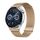 Cinturino Milanese con fibbia magnetica doppia universale Kalebol da 22 mm (oro rosa) Cinturino Milanese con fibbia magnetica doppia universale Kalebol da 22 mm (oro rosa)
