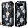 Per Google Pixel 9 Pro XL Custodia per telefono in pelle con texture a serpente e manico a tracolla (nero)