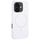 Per iPhone 16 Custodia per telefono con copertura totale in silicone liquido MagSafe con foro grande per fotocamera (bianco)