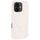 Per iPhone 16 Custodia per telefono in silicone liquido MagSafe con foro grande per fotocamera e copertura totale (bianco antico)