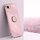 Per iPhone 16e XINLI Custodia per telefono in TPU elettroplaccato 6D con bordo dritto con supporto ad anello (viola ciliegia) Per iPhone 16e XINLI Custodia per telefono in TPU elettroplaccato 6D con bordo dritto con supporto ad anello (viola ciliegia)