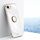 Per iPhone 16e XINLI Custodia per telefono in TPU elettroplaccato 6D con bordo dritto con supporto ad anello (bianco) Per iPhone 16e XINLI Custodia per telefono in TPU elettroplaccato 6D con bordo dritto con supporto ad anello (bianco)
