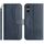 Per Sony Xperia 10 VI 2024 Custodia in pelle a forma di S con doppia piegatura (blu navy) Per Sony Xperia 10 VI 2024 Custodia in pelle a forma di S con doppia piegatura (blu navy)